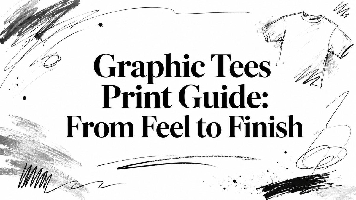 Graphic Tees Print Guide: From Feel to Finish