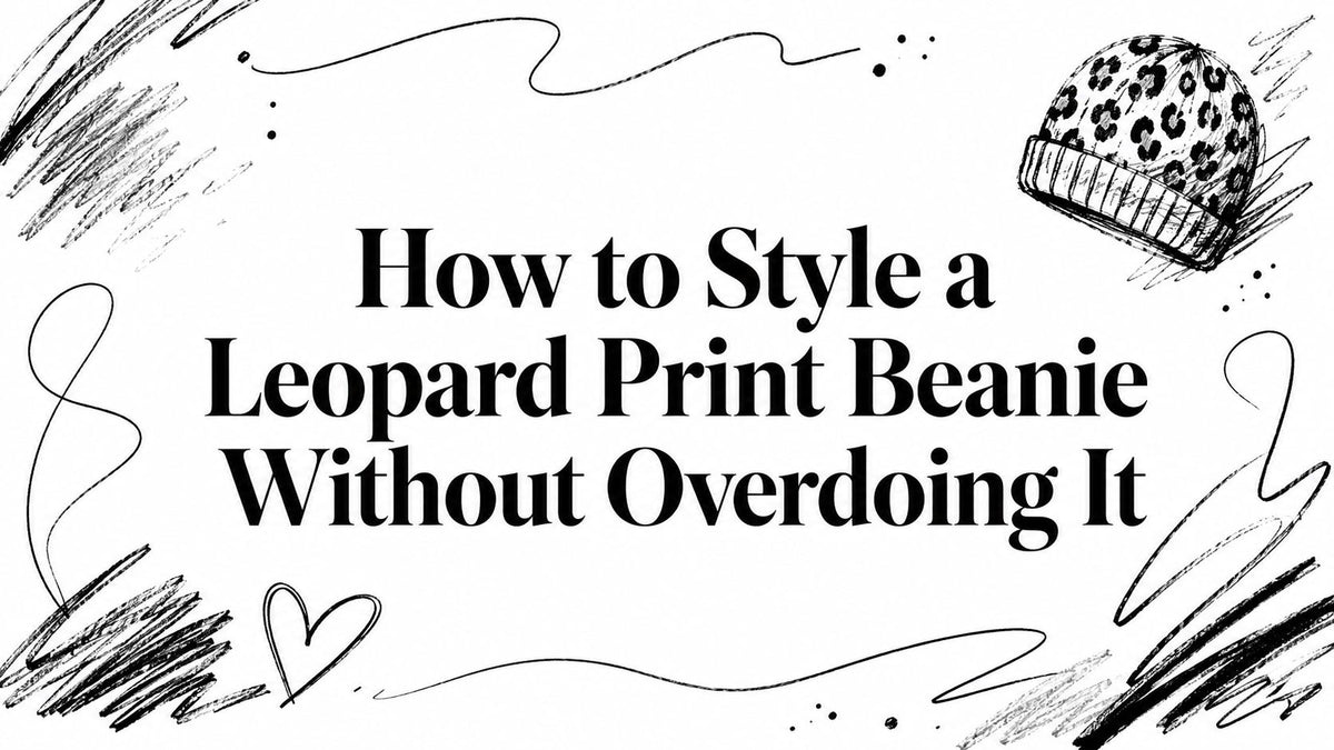 How to Style a Leopard Print Beanie Without Overdoing It