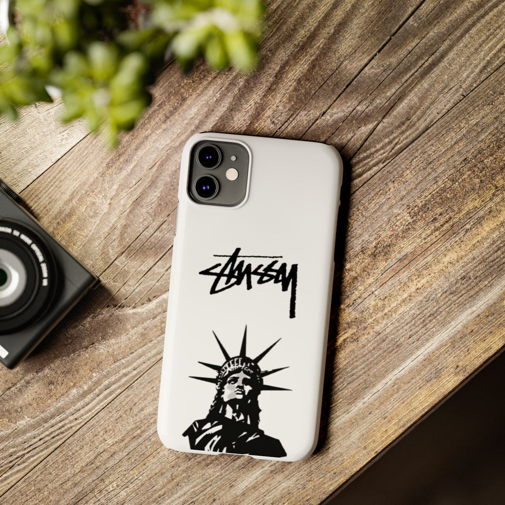 Slim Phone Case Statue of Liberty Graphic