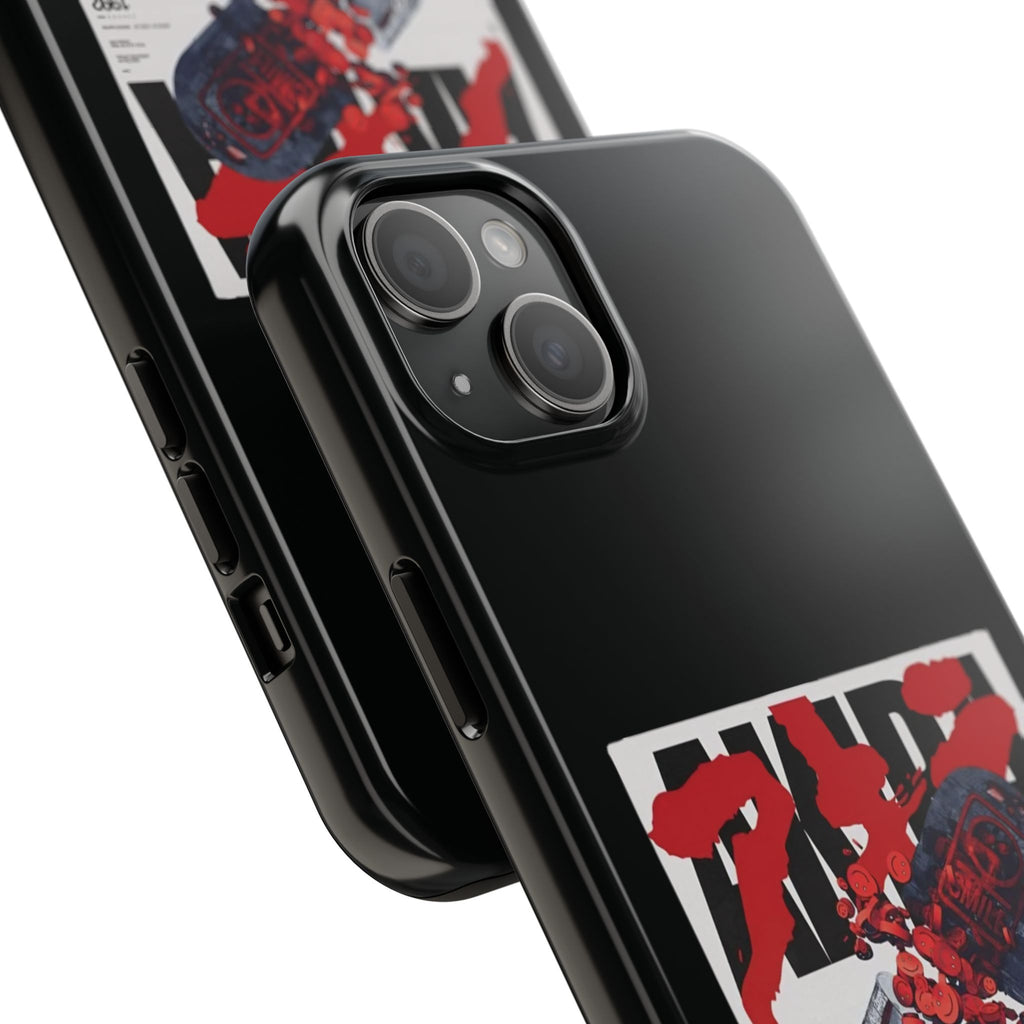 Tough Phone Case With A Neo Tokyo Design