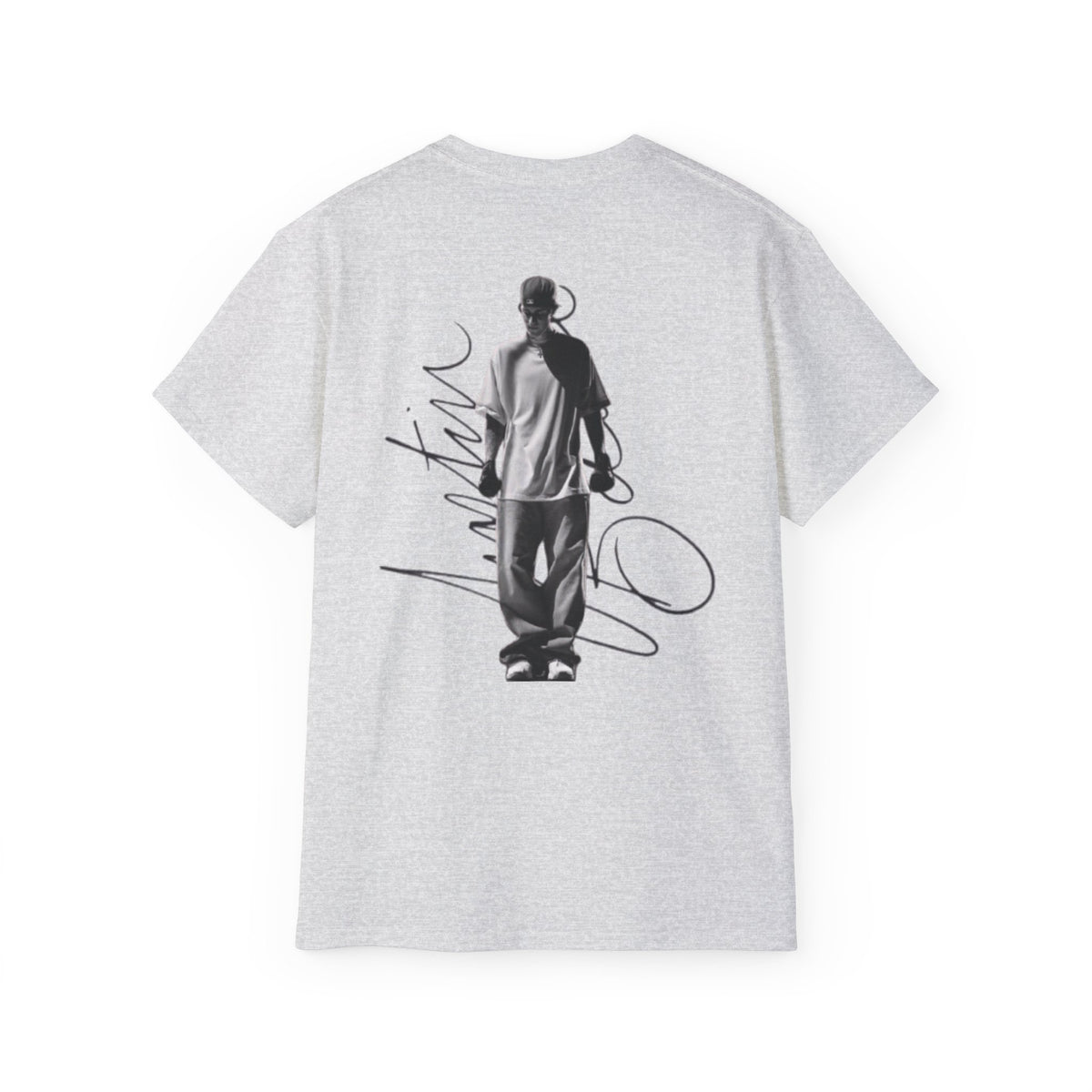 Silhouette Tee — Justin Bieber Graphic