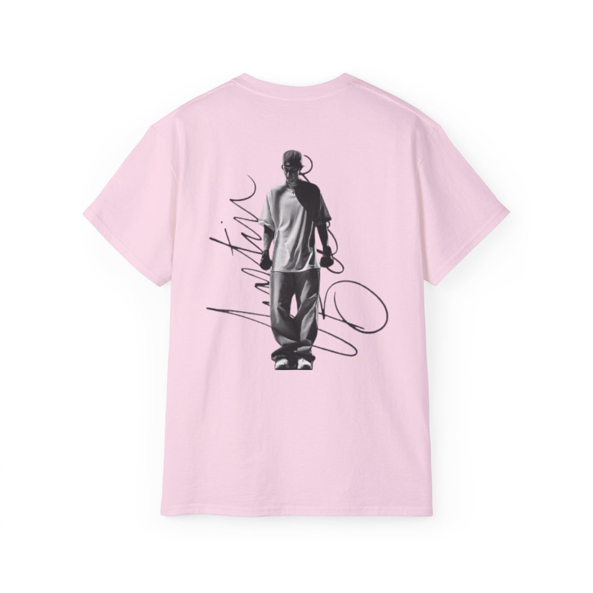 Silhouette Tee — Justin Bieber Graphic