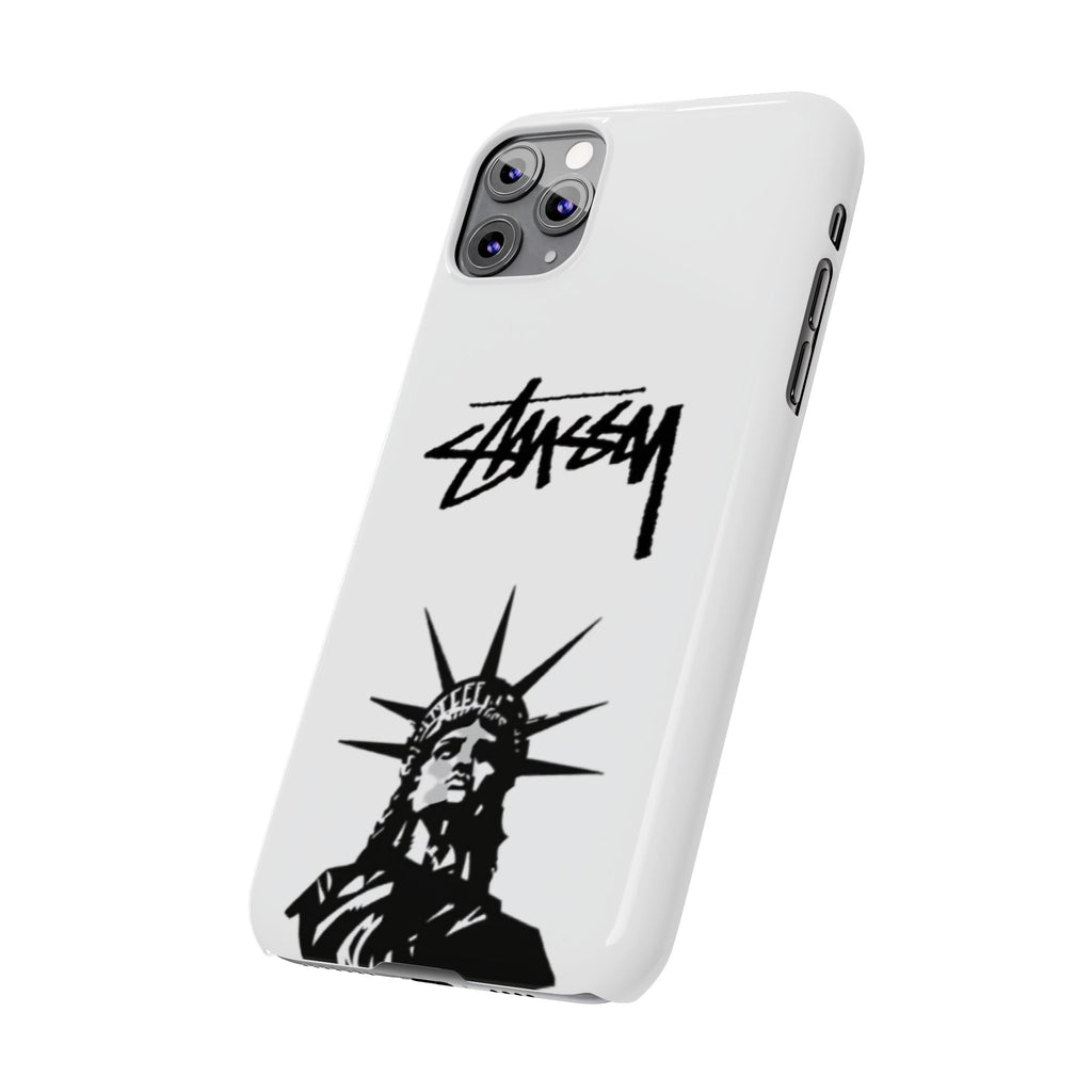 Slim Phone Case Statue of Liberty Graphic