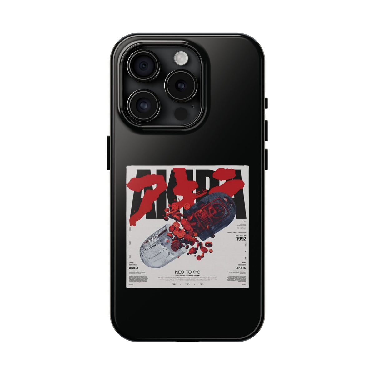 Tough Phone Case With A Neo Tokyo Design