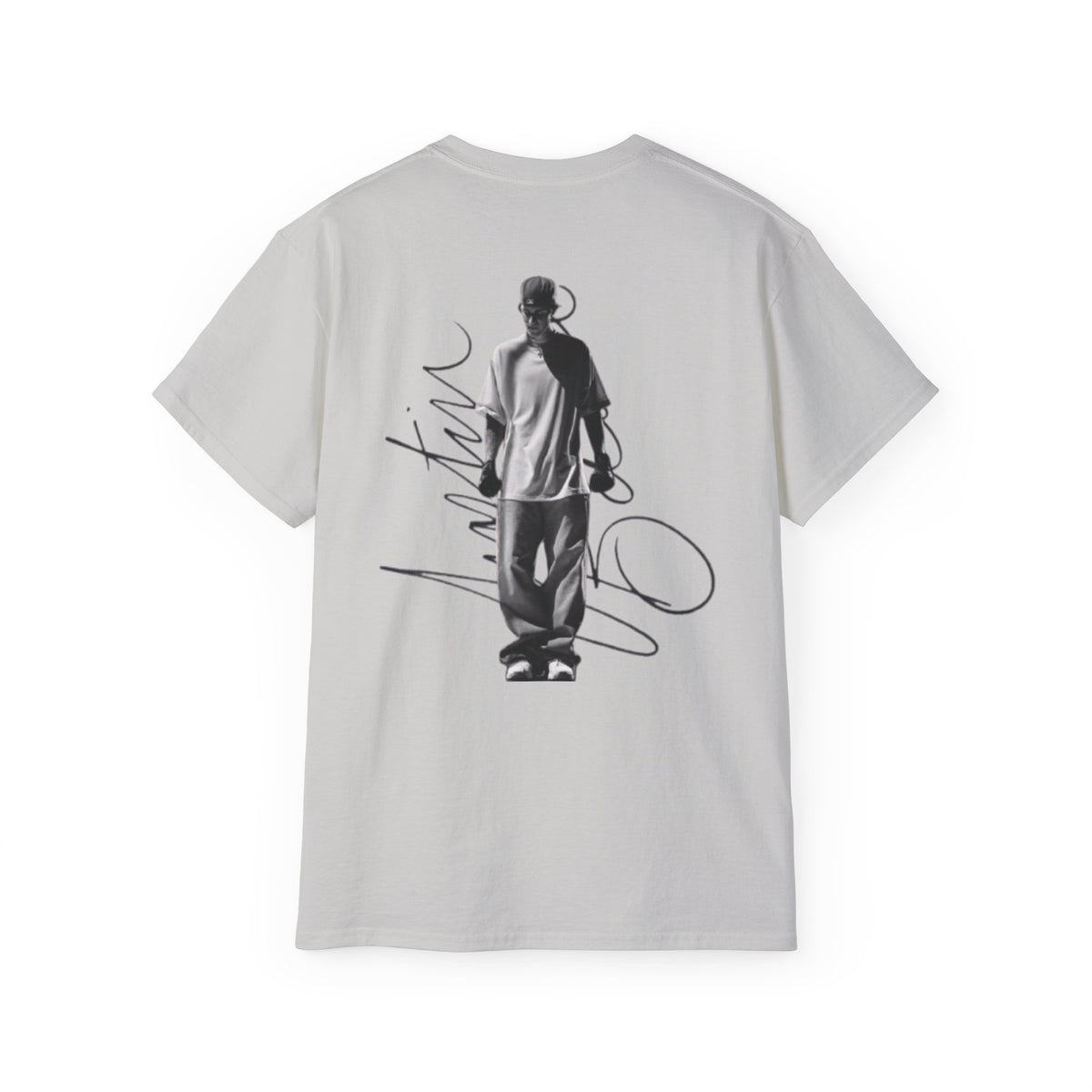 Silhouette Tee — Justin Bieber Graphic