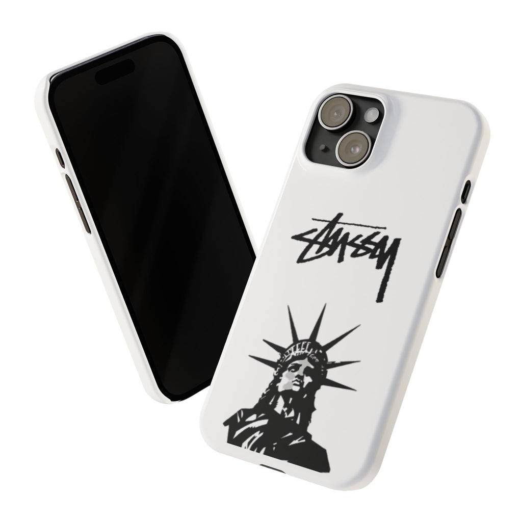 Slim Phone Case Statue of Liberty Graphic