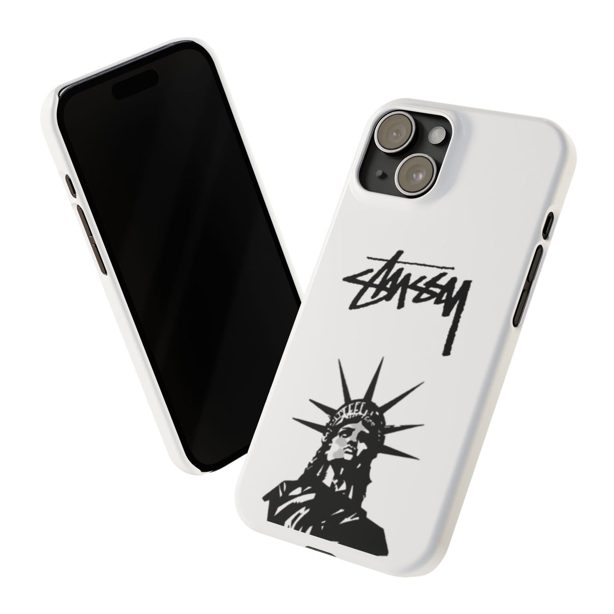 Slim Phone Case Statue of Liberty Graphic