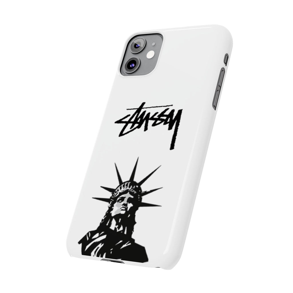 Slim Phone Case Statue of Liberty Graphic