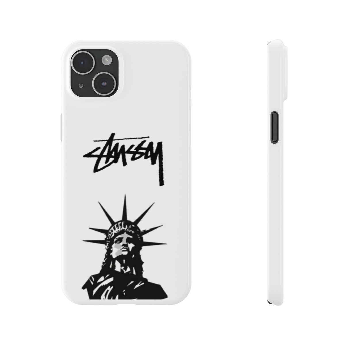 Slim Phone Case Statue of Liberty Graphic