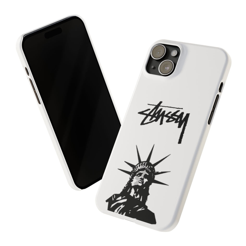 Slim Phone Case Statue of Liberty Graphic