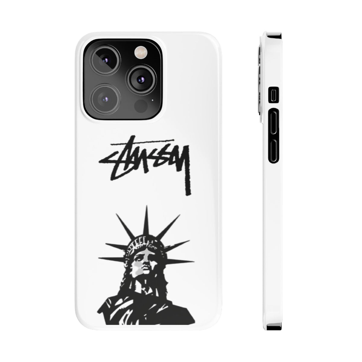Slim Phone Case Statue of Liberty Graphic