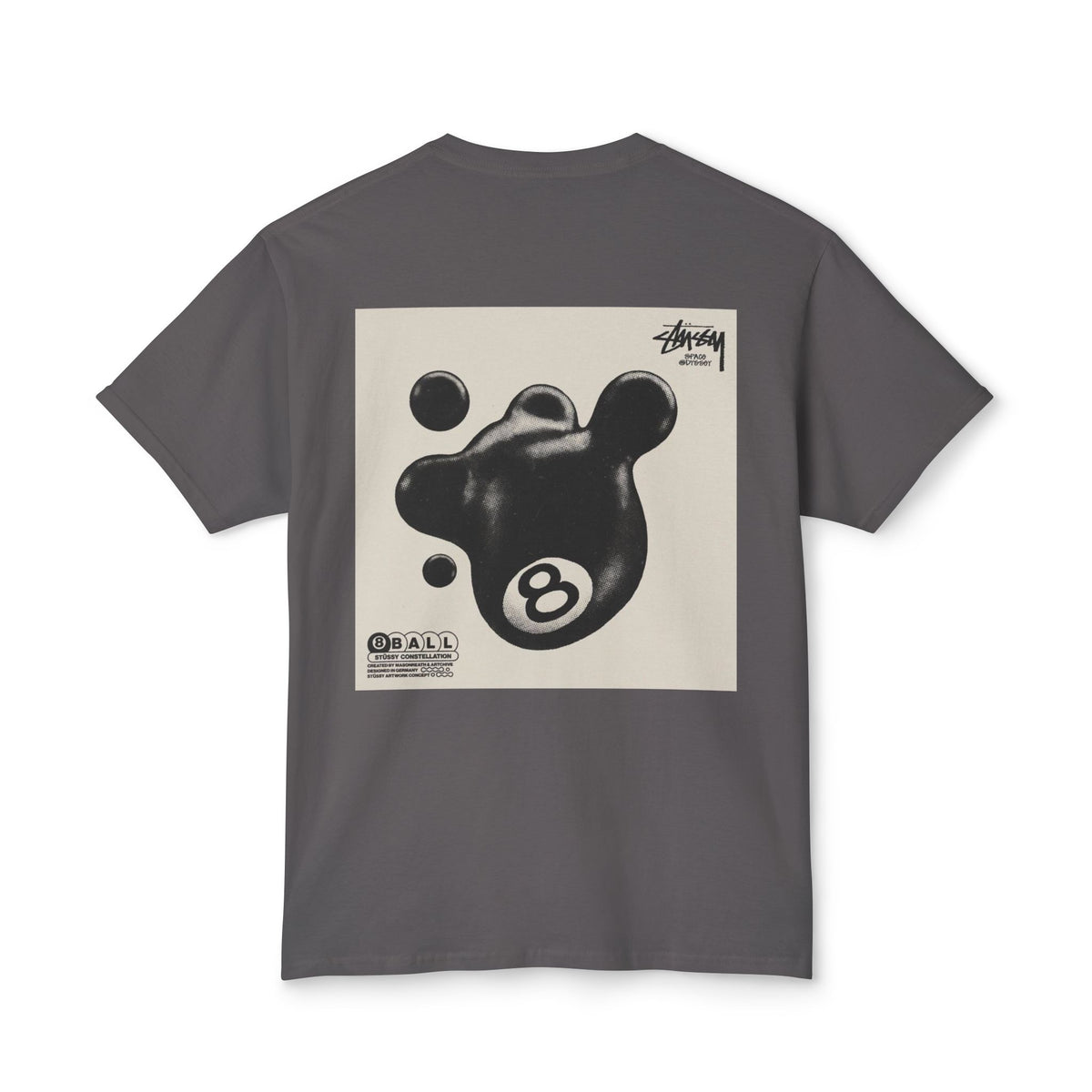 8-Ball Graphic T-Shirt — Retro Pool Ball Streetwear Tee