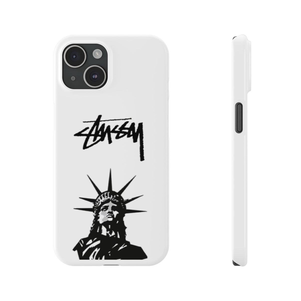 Slim Phone Case Statue of Liberty Graphic