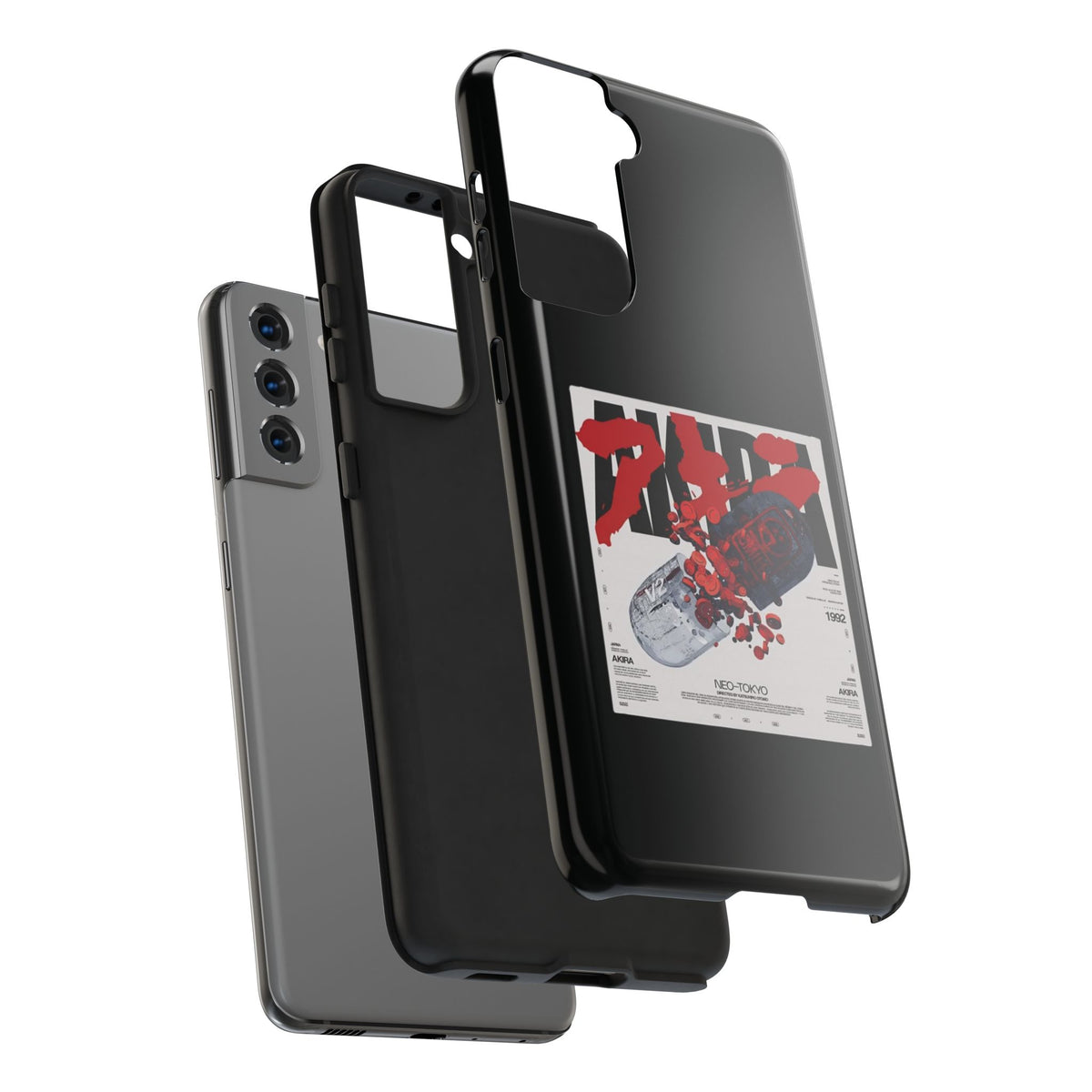 Tough Phone Case With A Neo Tokyo Design