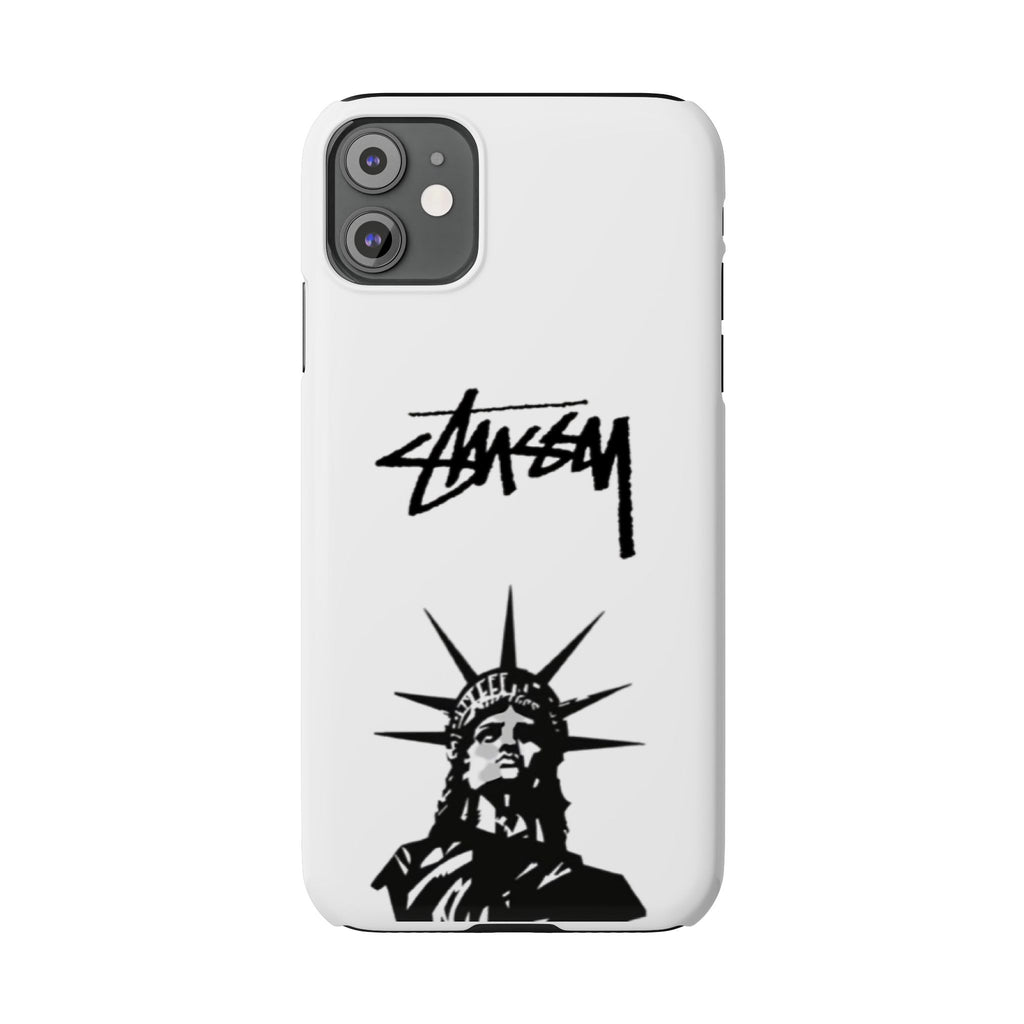 Slim Phone Case Statue of Liberty Graphic