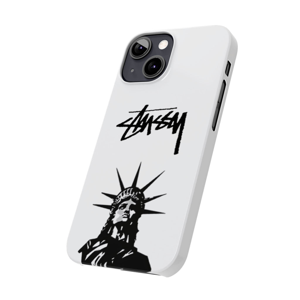 Slim Phone Case Statue of Liberty Graphic