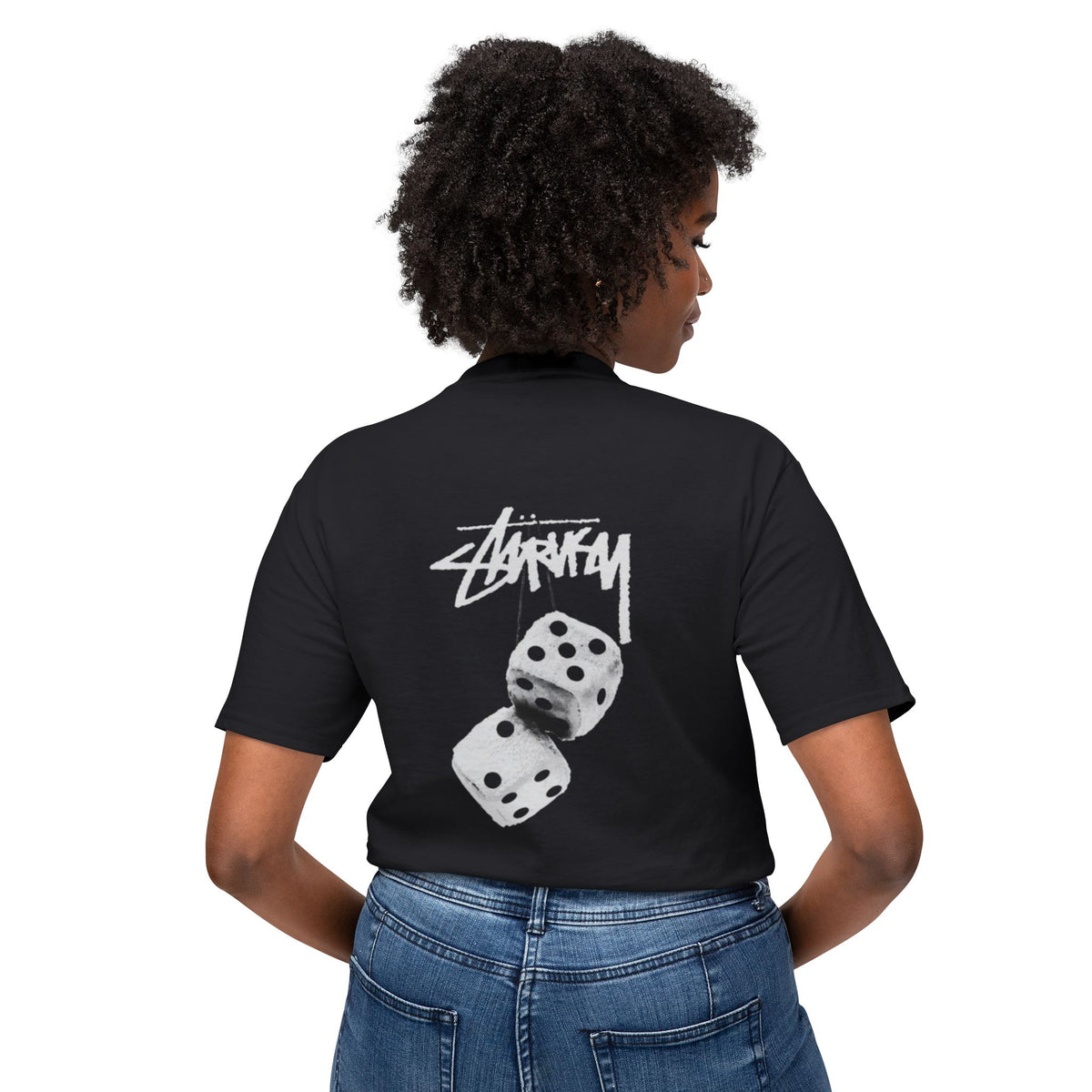 Stussy Dice Graphic T-Shirt — Retro Streetwear Logo Tee