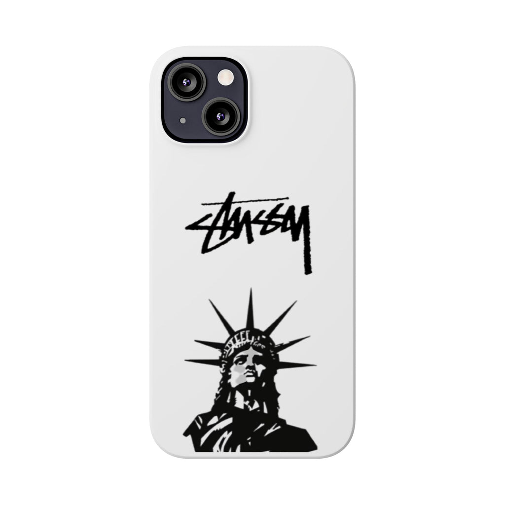 Slim Phone Case Statue of Liberty Graphic