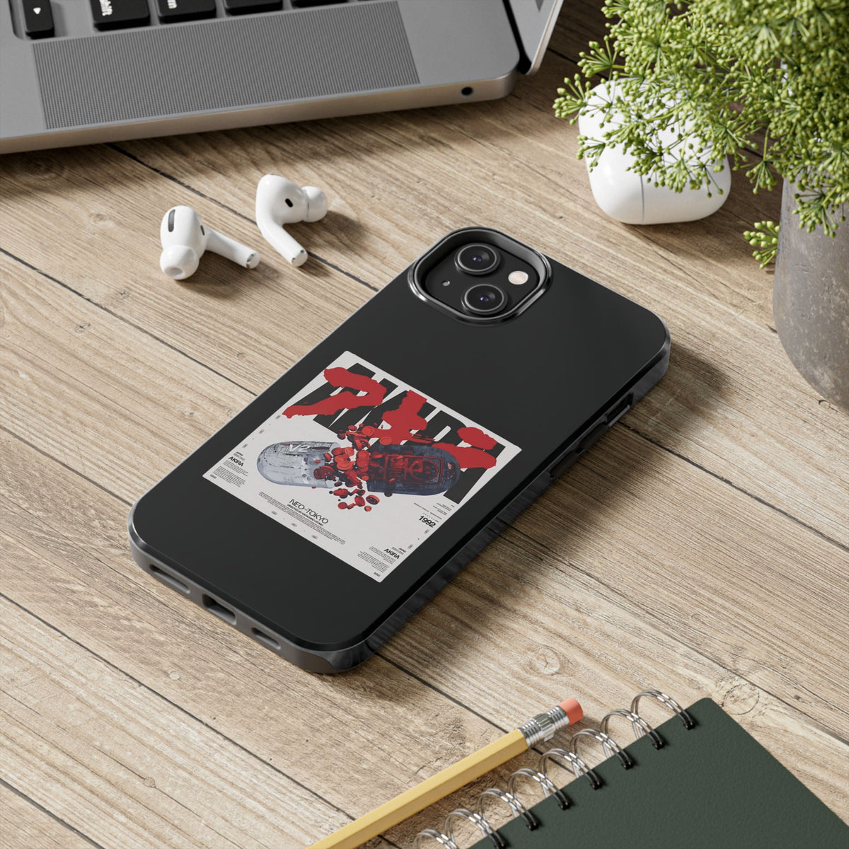 Tough Phone Case With A Neo Tokyo Design