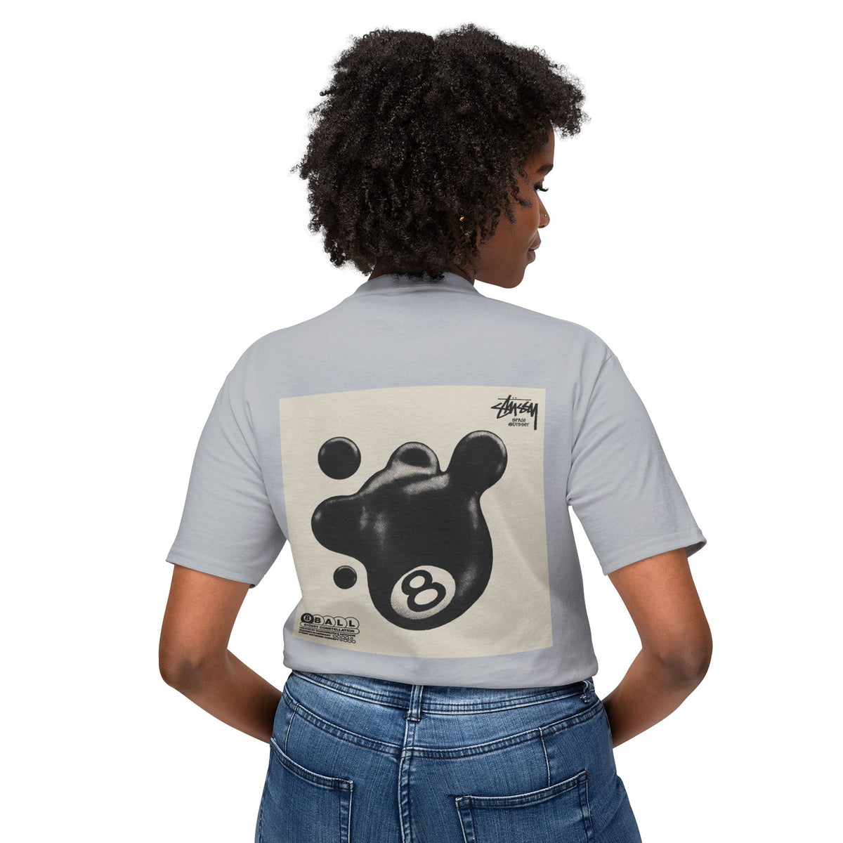 8-Ball Graphic T-Shirt — Retro Pool Ball Streetwear Tee