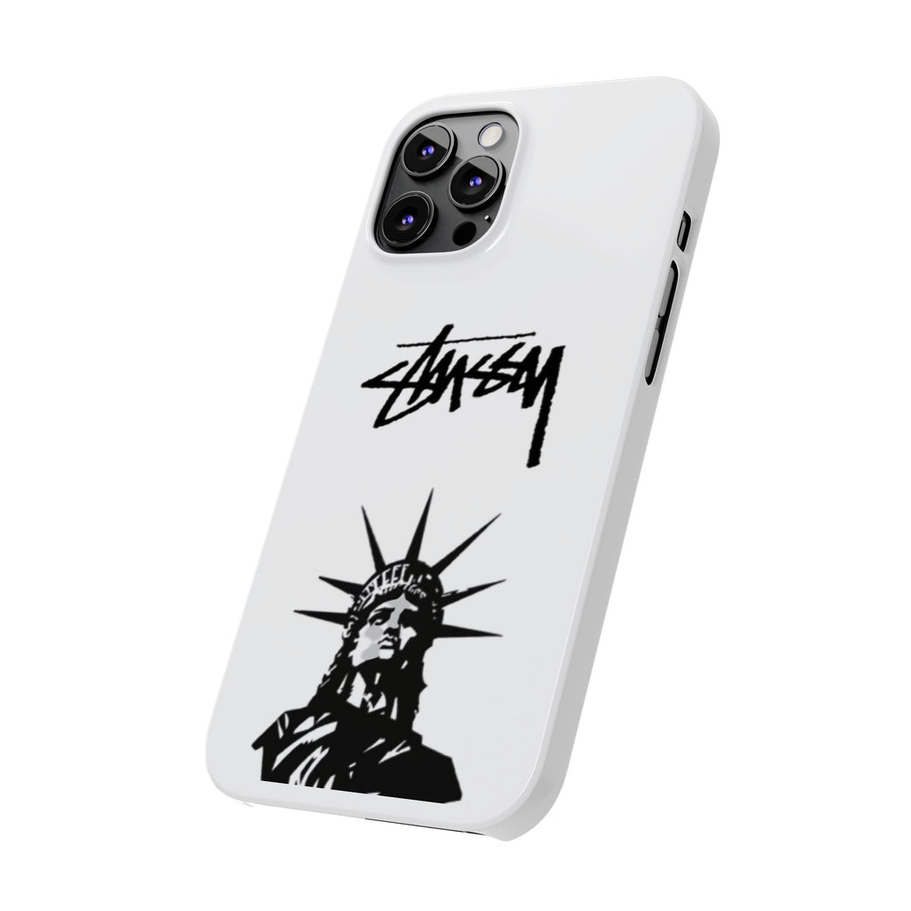 Slim Phone Case Statue of Liberty Graphic