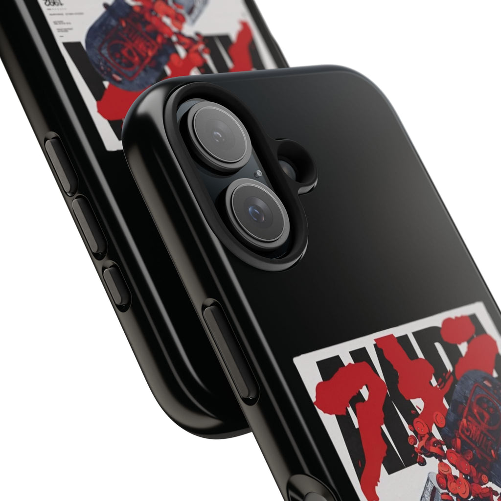 Tough Phone Case With A Neo Tokyo Design