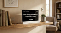 Music Quote Table Sign — Drake Spotify Lyric Plaque