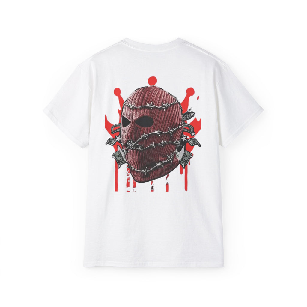 Red Ski Mask Skull T-Shirt