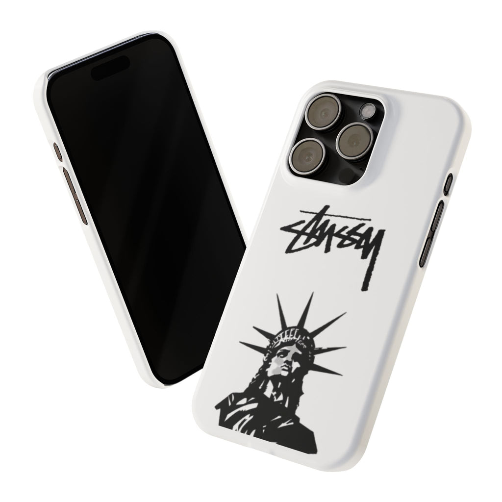 Slim Phone Case Statue of Liberty Graphic