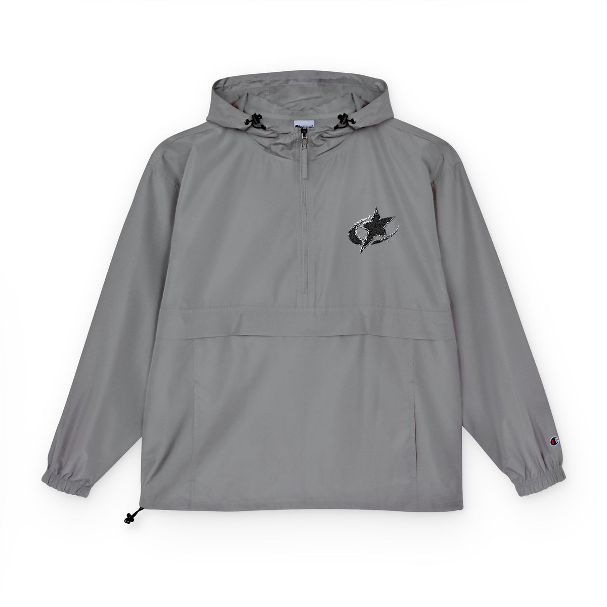 Packable Jacket — Grey Champion Windbreaker