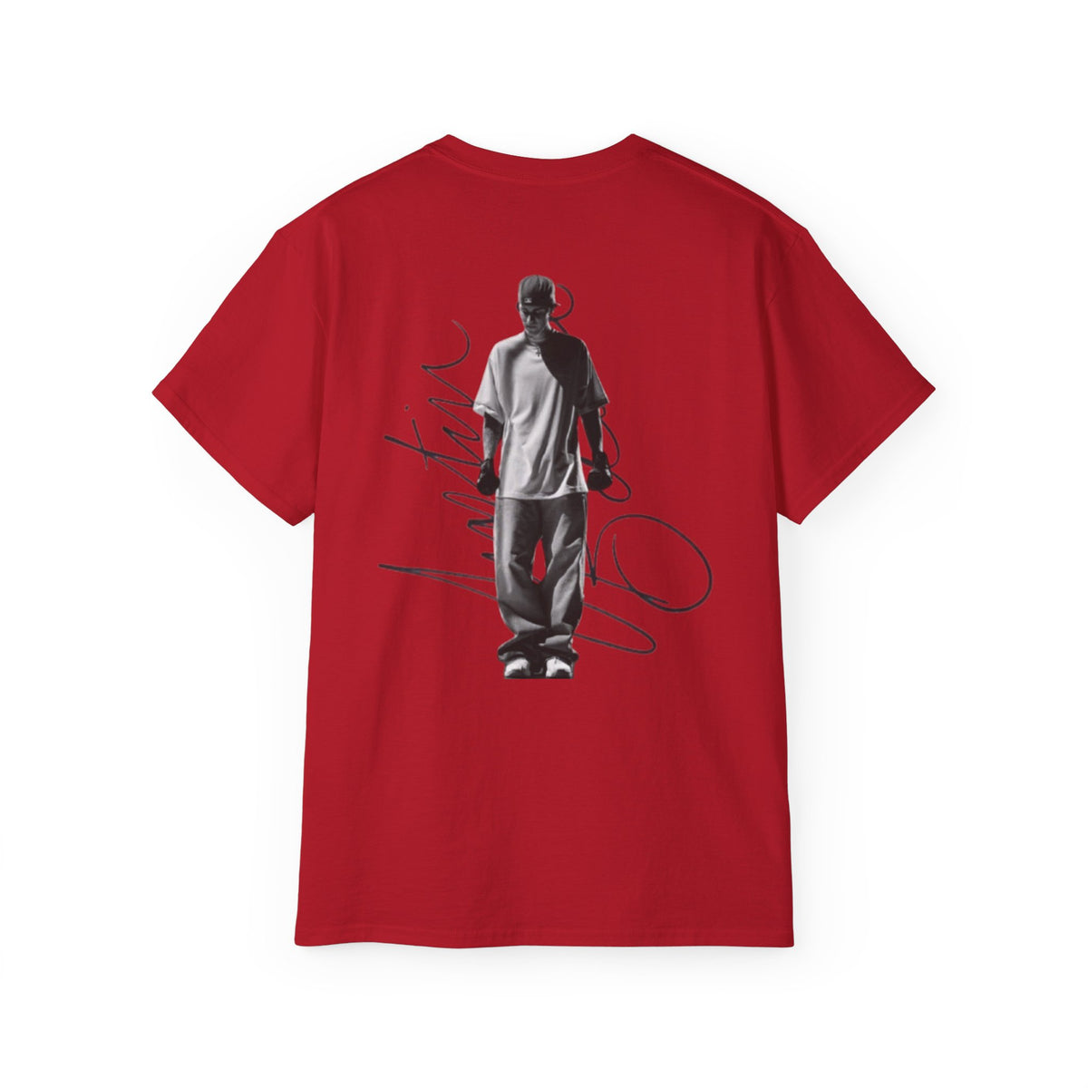 Silhouette Tee — Justin Bieber Graphic