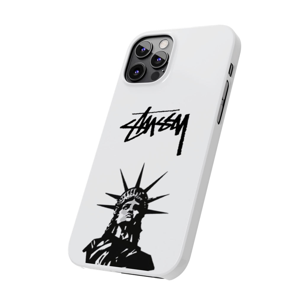 Slim Phone Case Statue of Liberty Graphic
