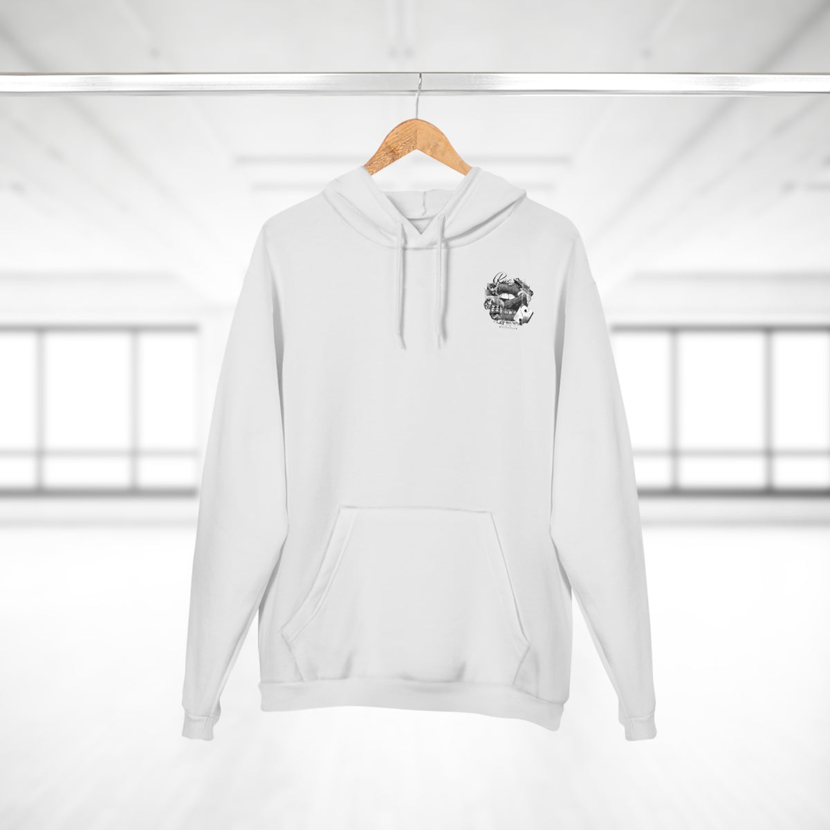 Rise To Win Hoodie — Vintage Poker Lips Graphic Pullover