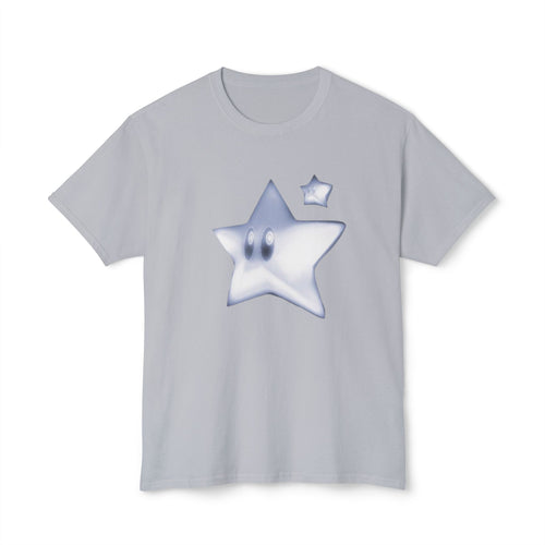 Blue Smiling Star Graphic T-Shirt