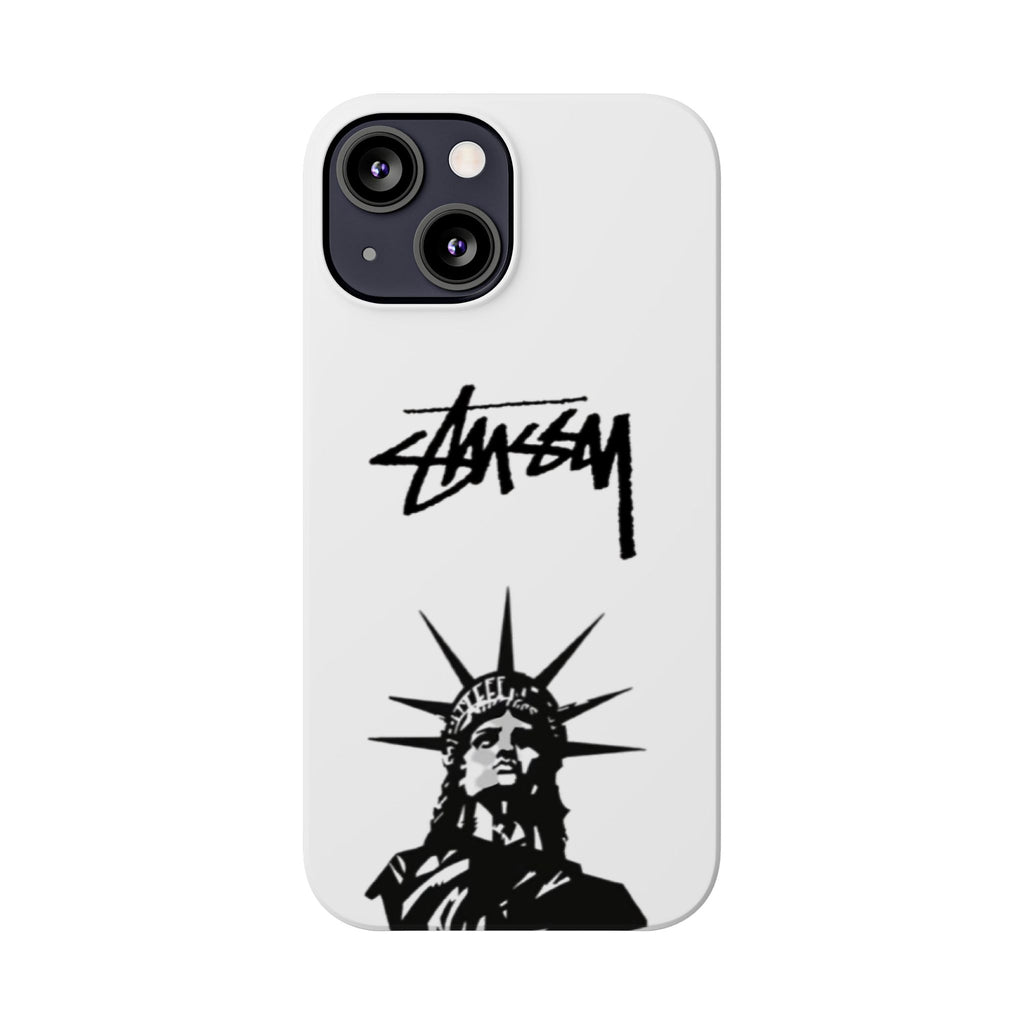 Slim Phone Case Statue of Liberty Graphic