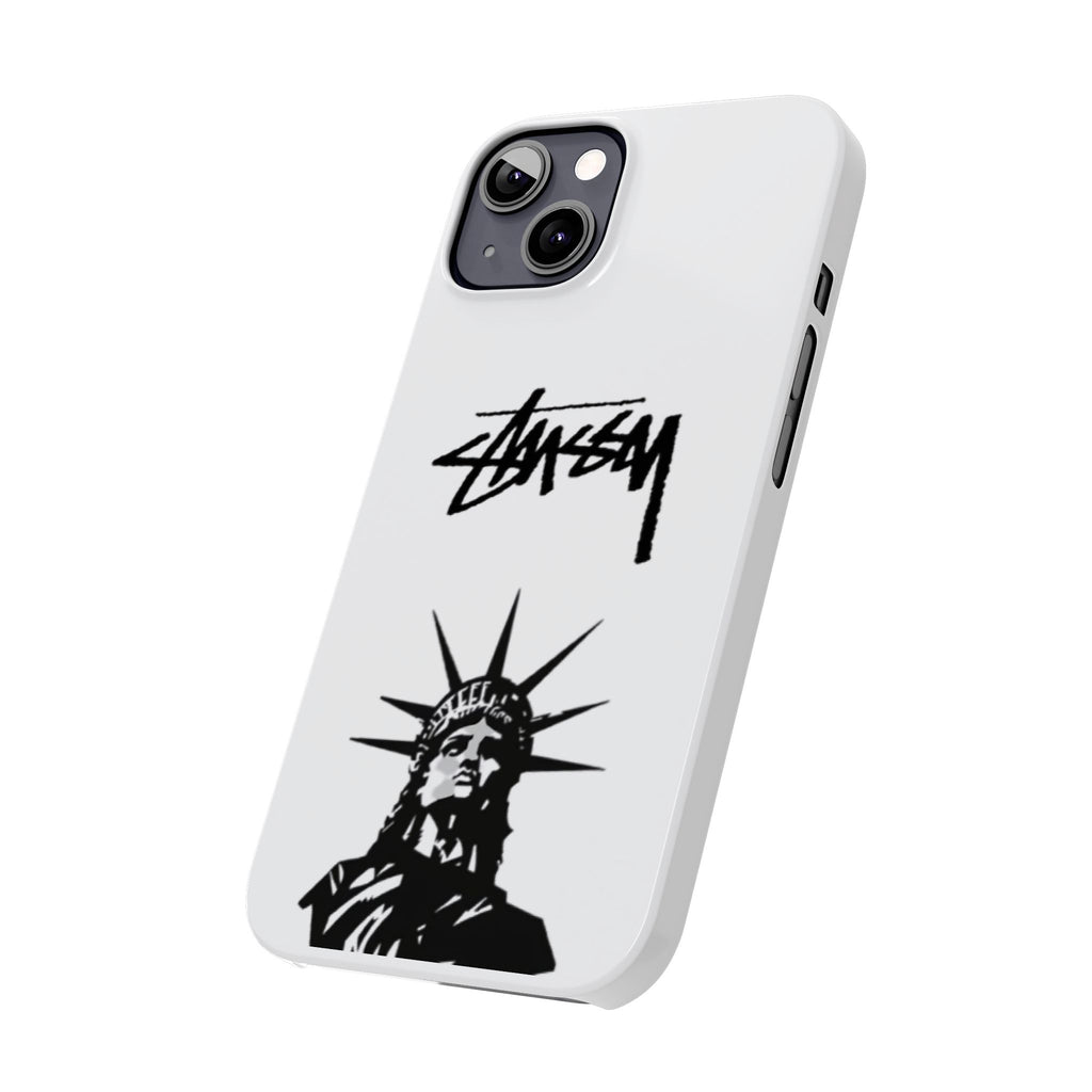 Slim Phone Case Statue of Liberty Graphic