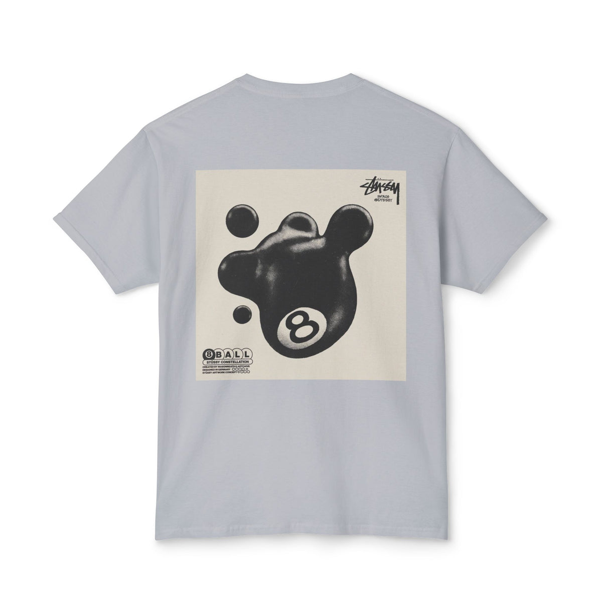 8-Ball Graphic T-Shirt — Retro Pool Ball Streetwear Tee