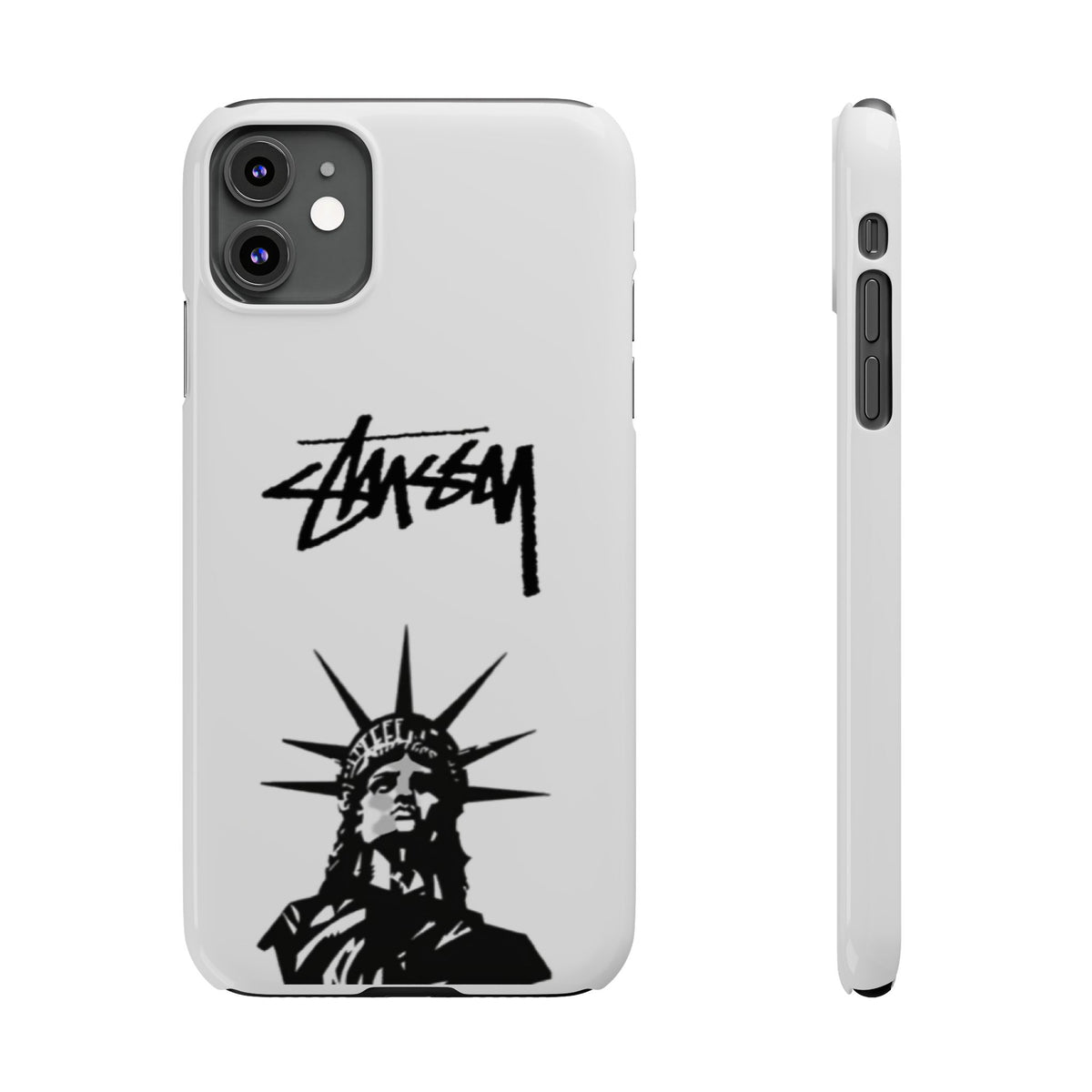 Slim Phone Case Statue of Liberty Graphic