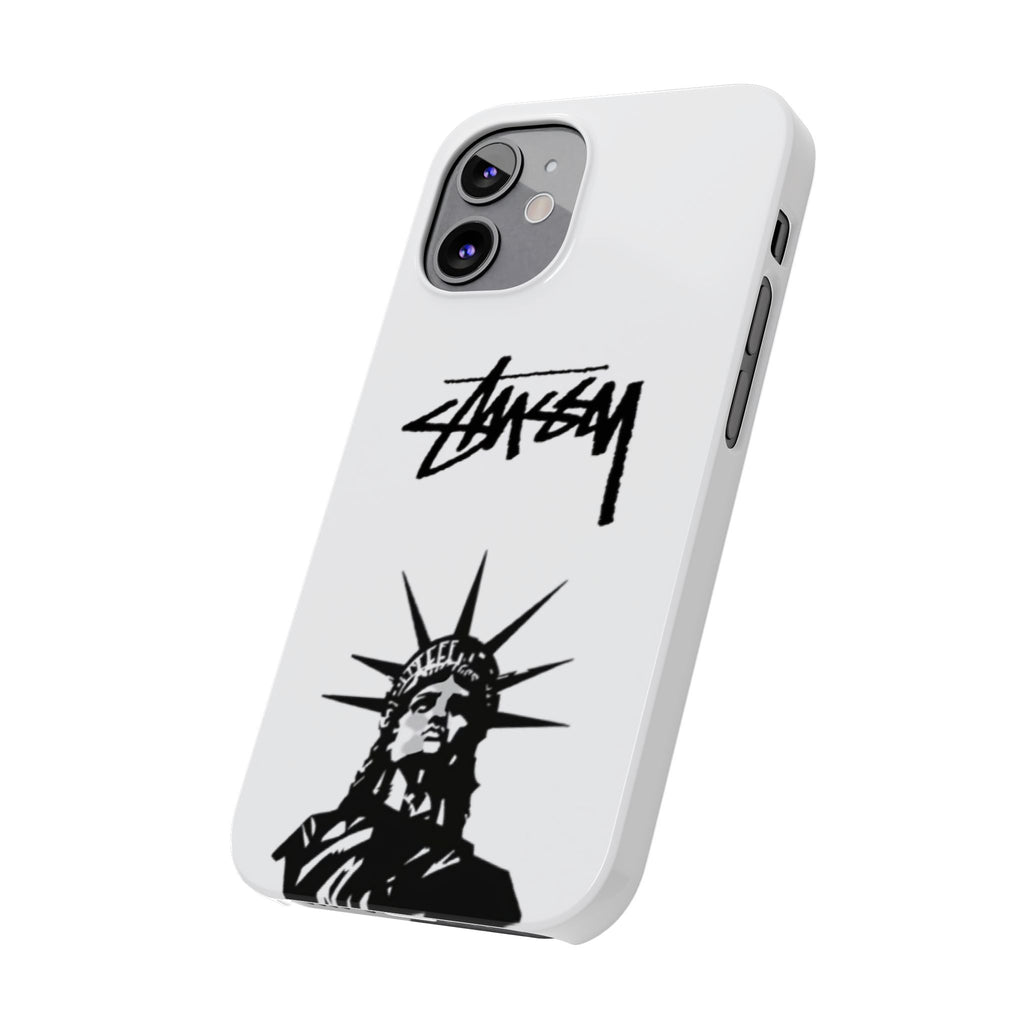 Slim Phone Case Statue of Liberty Graphic