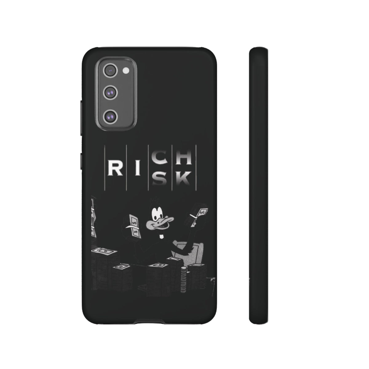 Rich Risk Phone Case — Vintage Money Cartoon Protective Case