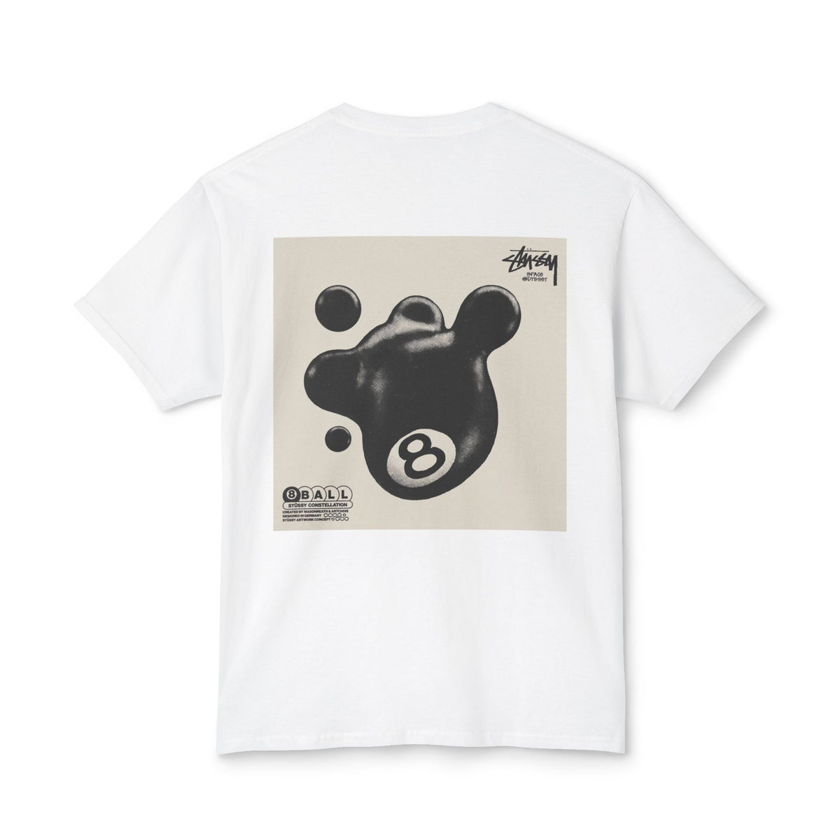 8-Ball Graphic T-Shirt — Retro Pool Ball Streetwear Tee