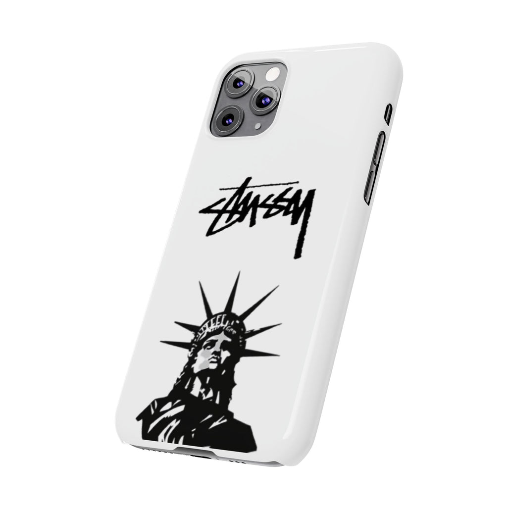 Slim Phone Case Statue of Liberty Graphic