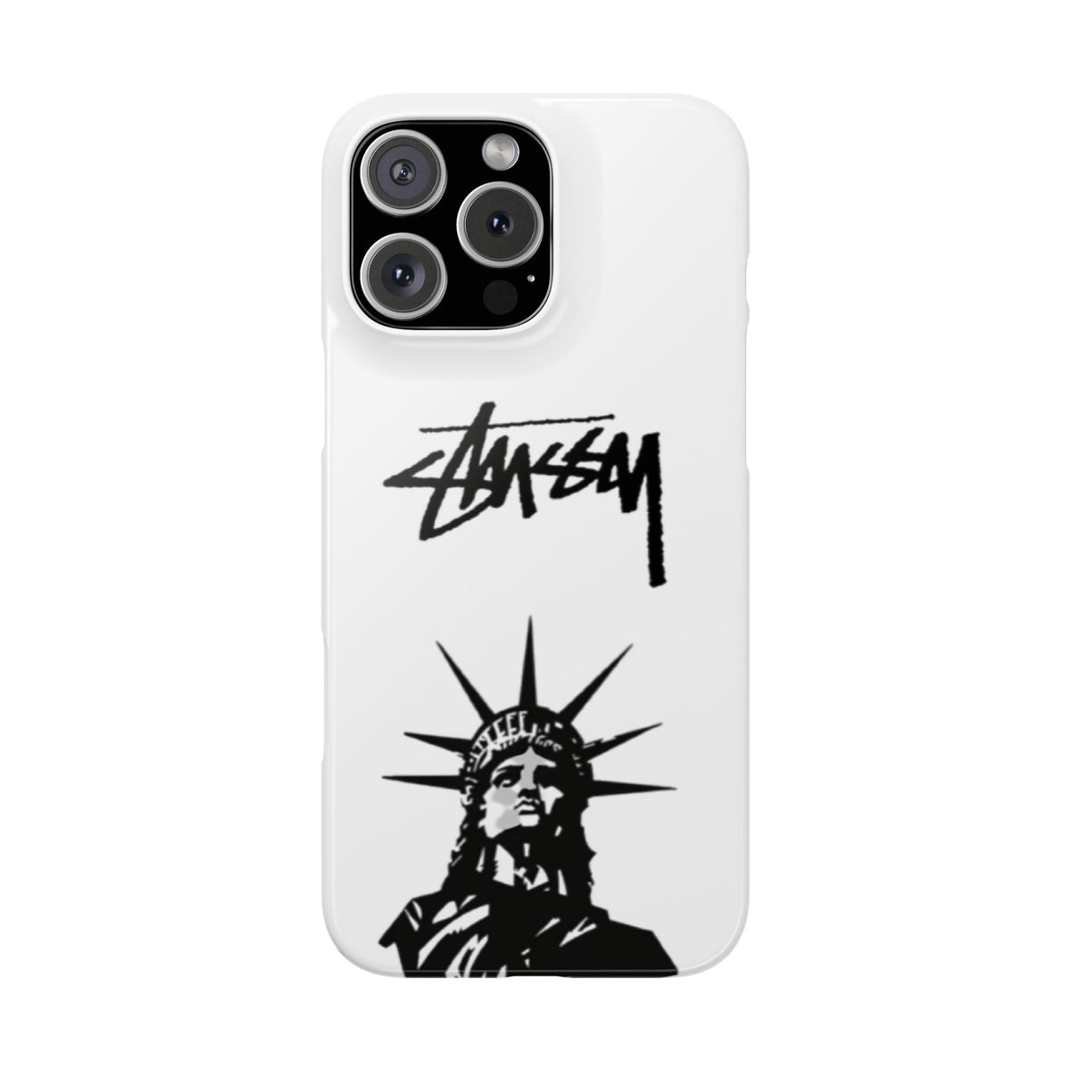 Slim Phone Case Statue of Liberty Graphic
