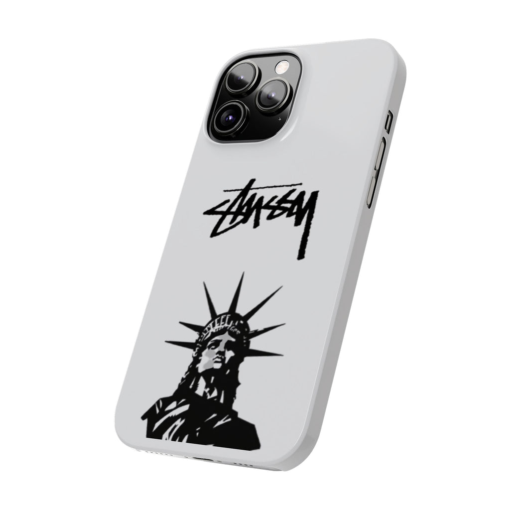 Slim Phone Case Statue of Liberty Graphic