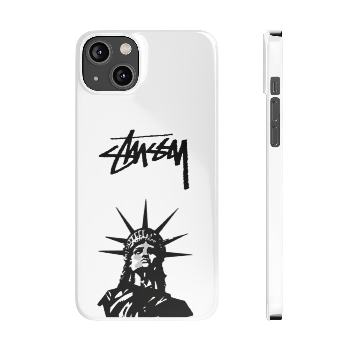 Slim Phone Case Statue of Liberty Graphic