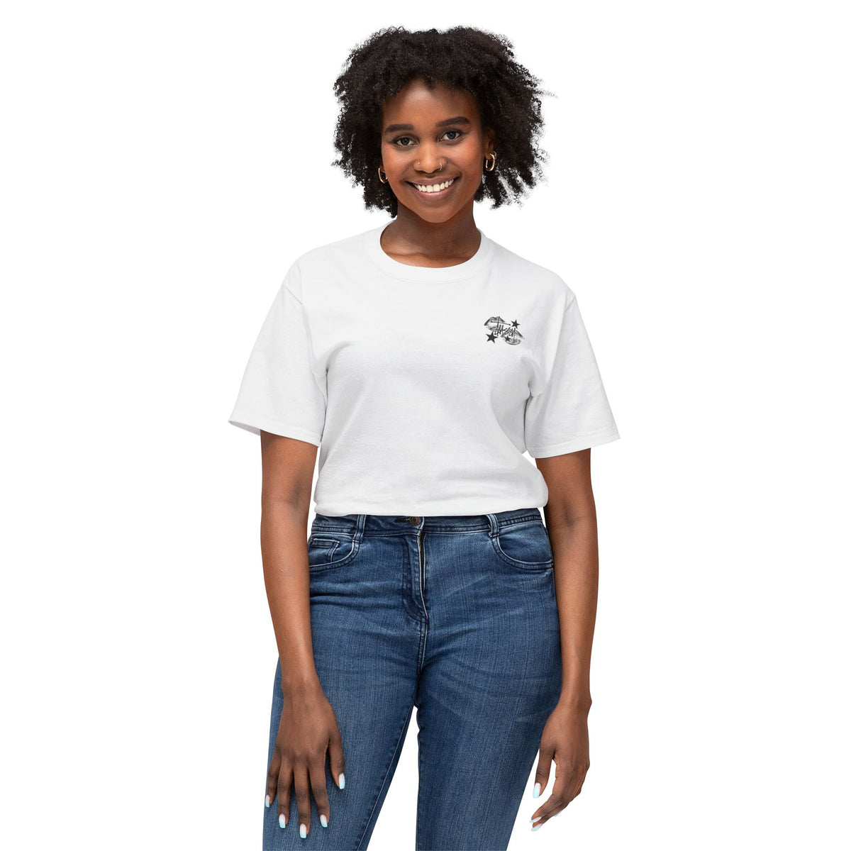 Graphic Tee — Vintage Lips Print