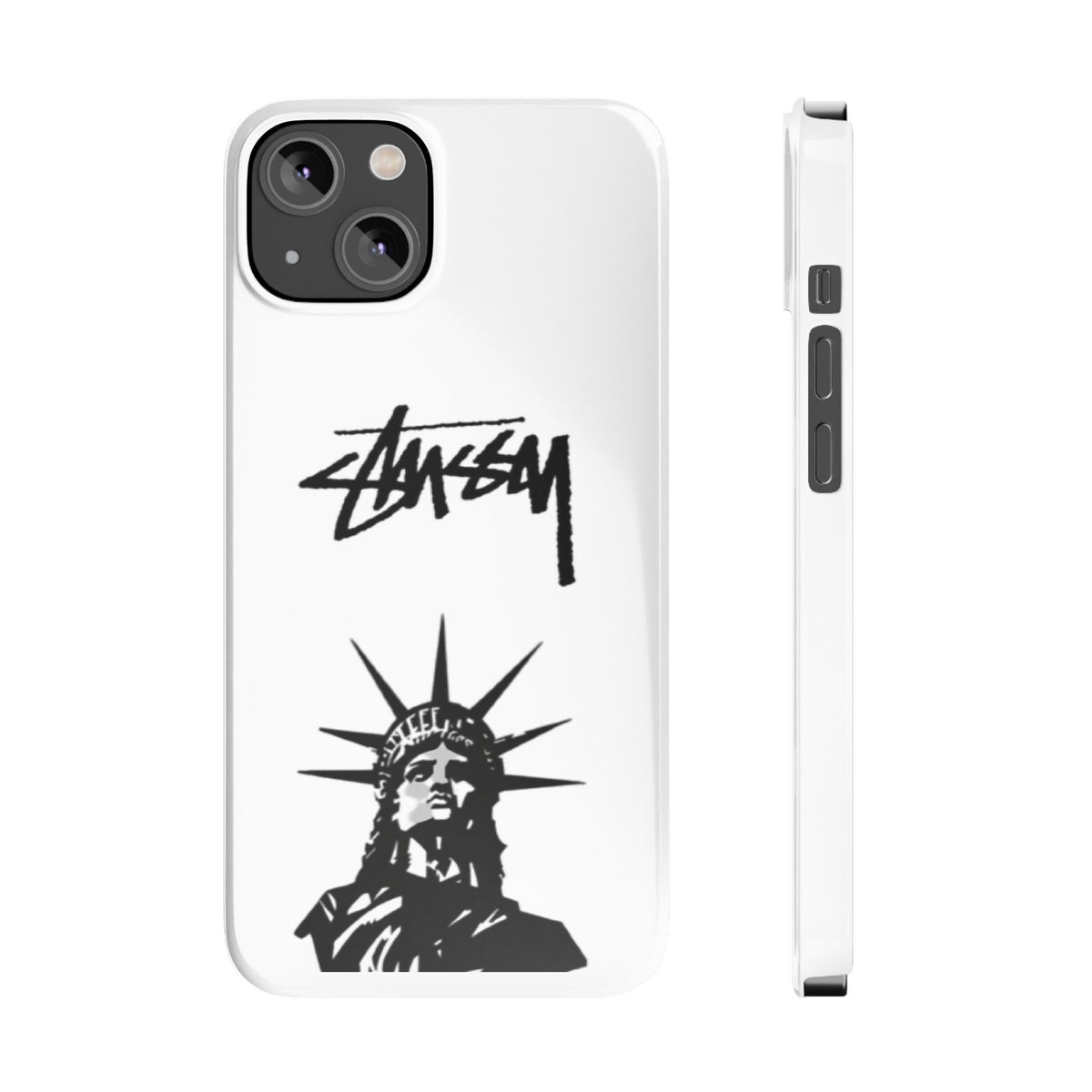Slim Phone Case Statue of Liberty Graphic