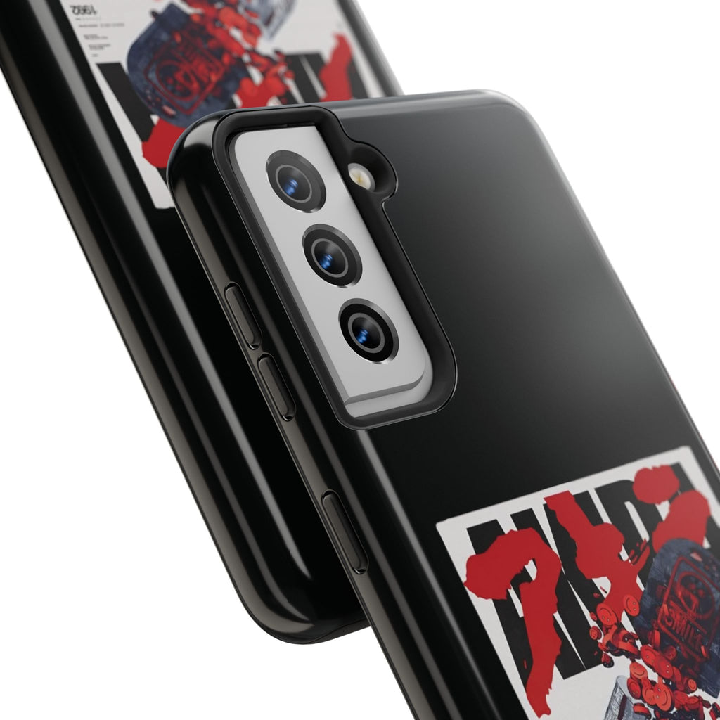 Tough Phone Case With A Neo Tokyo Design