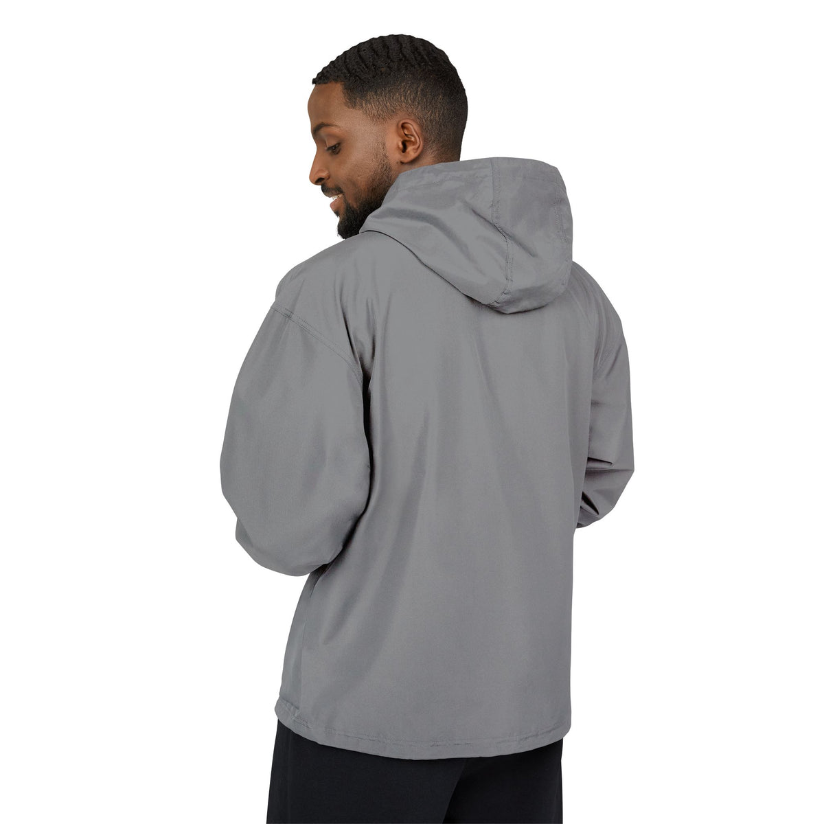 Packable Jacket — Grey Champion Windbreaker