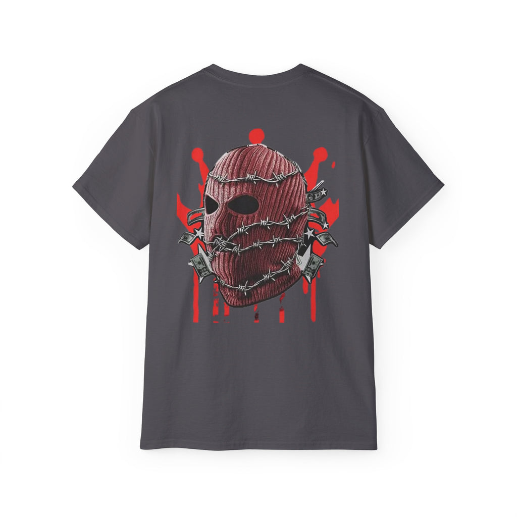 Red Ski Mask Skull T-Shirt